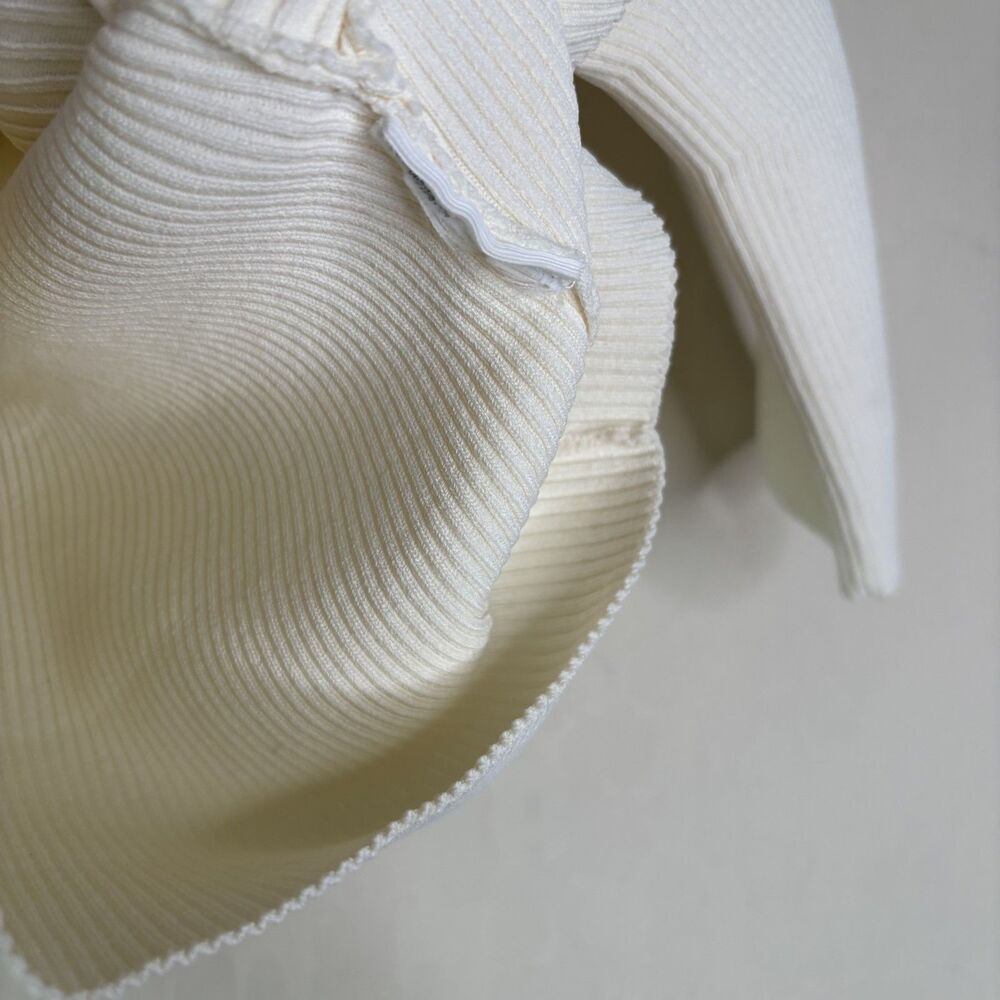 Sandro Cream Short Sleeve Top - Picture 3 of 5